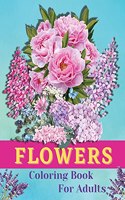 Flowers Coloring Book for Adults