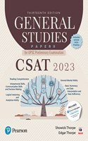 General Studies Paper 2 Csat Vol-2023| Thirteenth Edition|Includes Solved Prelims June 2022 With Detailed Hints And Explanations| By Pearson