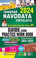 Jawahar Navodaya Vidyalaya 2024 Selection Test for Class 6 Guide Cum Practice Work Book (English Medium) (4257)