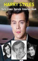HARRY STYLES Dots Lines Spirals Coloring Book