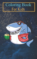 Coloring Book For Kids: Funny Shark Drinking Coconut Hawaiian Flower Summer Gifts -0SbNl Animal Coloring Book: For Kids Aged 3-8 (Fun Activities for Kids)