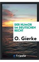 Der Humor Im Deutschen Recht