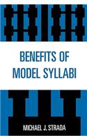 Benefits of Model Syllabi