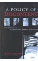 A Policy of Discontent: The Making of a National Energy Strategy