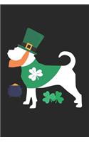 Puggle Notebook - St. Patricks's Day Gift for Puggle Lovers - Puggle Journal