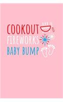 Cookout Fireworks Baby Bump