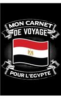 Mon Carnet de Voyage Pour l'Egypte