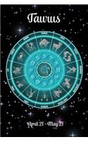 Zodiac Undated Weekly Planner - Taurus April 21 - May 21