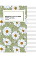 Manuscript Paper Notebook