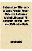 University of Missouri-St. Louis People