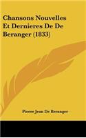 Chansons Nouvelles Et Dernieres de de Beranger (1833)