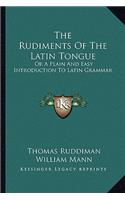 Rudiments of the Latin Tongue
