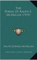 The Poems Of Ralph E. McMillin (1919)