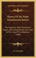 History Of The Ninth Massachusetts Battery