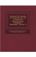 Resolu Es Do Conselho de Estado Na SEC O Do Contencioso Administrativo