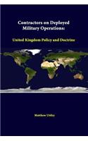 Contractors On Deployed Military Operations