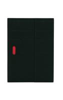 Black (Ondulo) A5 Unlined Notebook