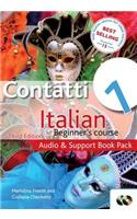 Contatti 1 Italian Beginner's Course 3rd Edition: Audio and Support Book Pack