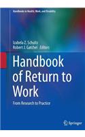 Handbook of Return to Work