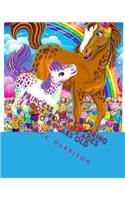 Princess Pony Coloring Book: For Kid's Ages 4 to 8 Years Old(English)