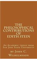Philosophical Contributions of Edith Stein
