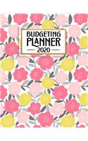 Budgeting Planner: Bright Fresh Country Flowers - Easy to Use - Daily Weekly Monthly Calendar Expense Tracker - Budget Planner / Financial Planner Organizer - Large Si