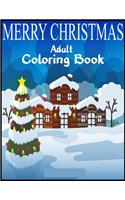 Merry Christmas Adult Coloring Book