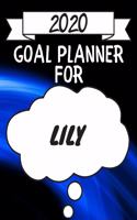 2020 Goal Planner For Lily