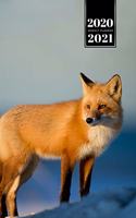 Fox Week Planner Weekly Organizer Calendar 2020 / 2021 - In the Snow