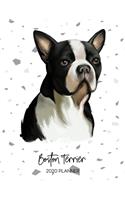 Boston Terrier 2020 Planner: Dated Weekly Diary With To Do Notes & Dog Quotes