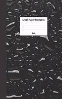 Graph Paper Notebook 4x4: Quad Ruled 4 Squares Per Inch Grid Paper. Math and Science Composition Notebook for Students and Teachers. Perfect for Sums, Graphing, Coordinates a