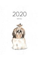2020 Shih Tzu: Dated Weekly Planner With To Do Notes & Dog Quotes - Shih Tzu Longer Hair