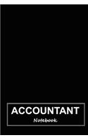 Accountant notebook: Lined journal to write in - Financial business notes writing gift diary for accountants