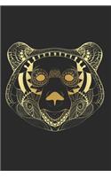 Native Tribal Grizzly Bear Notebook