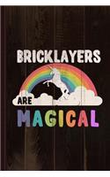 Bricklayers Are Magical Journal Notebook: Blank Lined Ruled for Writing 6x9 110 Pages