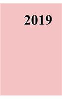 2019 Journal Baby Pink Color Simple Plain Baby Pink