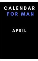 Calendar For Man: April