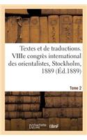 Recueil de Textes Et de Traductions. Tome 2