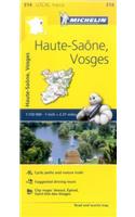 Haute-Saone, Vosges - Michelin Local Map 314: Map