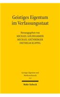 Geistiges Eigentum im Verfassungsstaat
