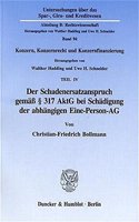Der Schadenersatzanspruch Gemass 317 Aktg Bei Schadigung Der Abhangigen Eine-Person-AG