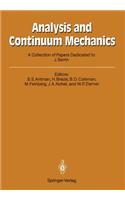 Analysis and Continuum Mechanics