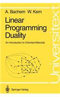 Linear Programming Duality