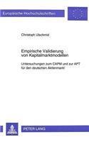 Empirische Validierung Von Kapitalmarktmodellen