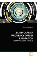 Blind Carrier Frequency Offset Estimation