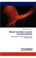 Mixed number Lorentz transformation