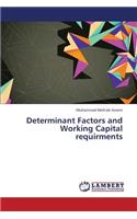 Determinant Factors and Working Capital Requirments