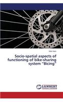 Socio-spatial aspects of functioning of bike-sharing system "Bicing"