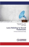 Laws Relating to Sound Trademarks