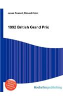 1992 British Grand Prix: (English)